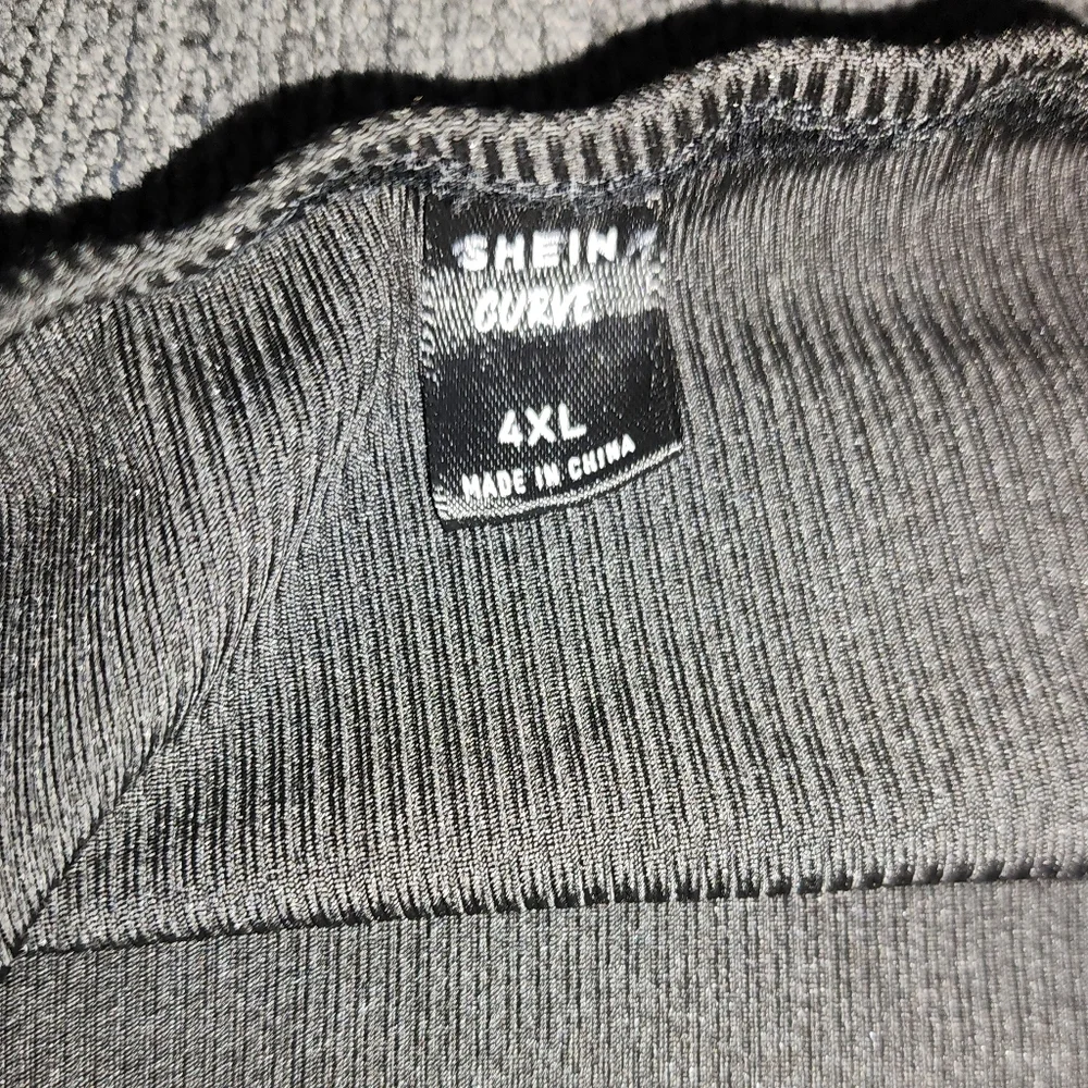 SHEIN Curve Elegant Black 2 Piece Summer Halter Top And Shorts Size 4XL - Picture 7 of 7